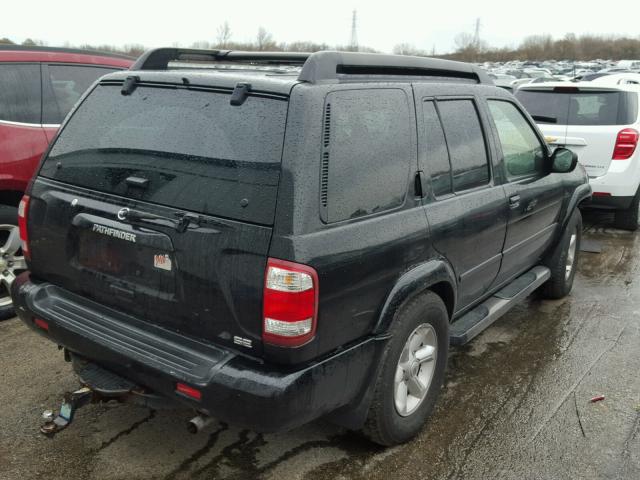 JN8DR09Y13W828662 - 2003 NISSAN PATHFINDER BLACK photo 4