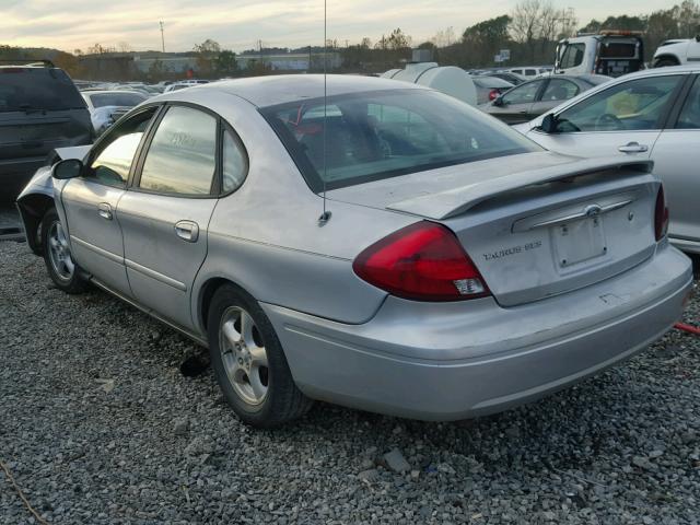 1FAFP55222A259458 - 2002 FORD TAURUS SES SILVER photo 3