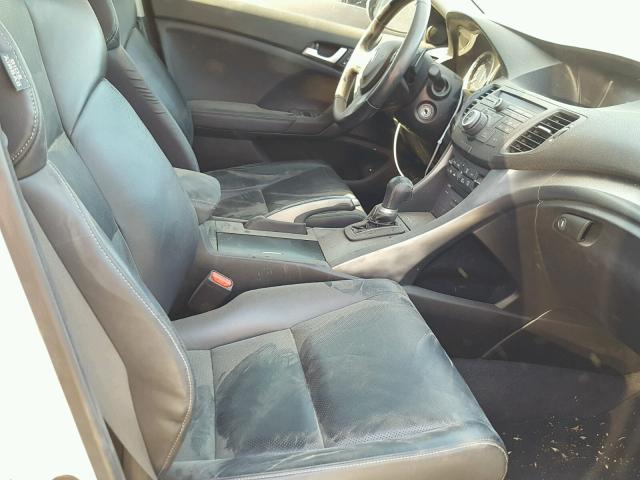JH4CU2F62CC017909 - 2012 ACURA TSX TECH WHITE photo 5