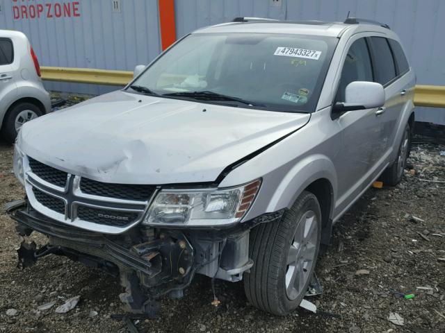 3D4PH6FG1BT539699 - 2011 DODGE JOURNEY R/ SILVER photo 2