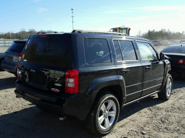 1C4NJRFB9CD650684 - 2012 JEEP PATRIOT LA BLACK photo 4