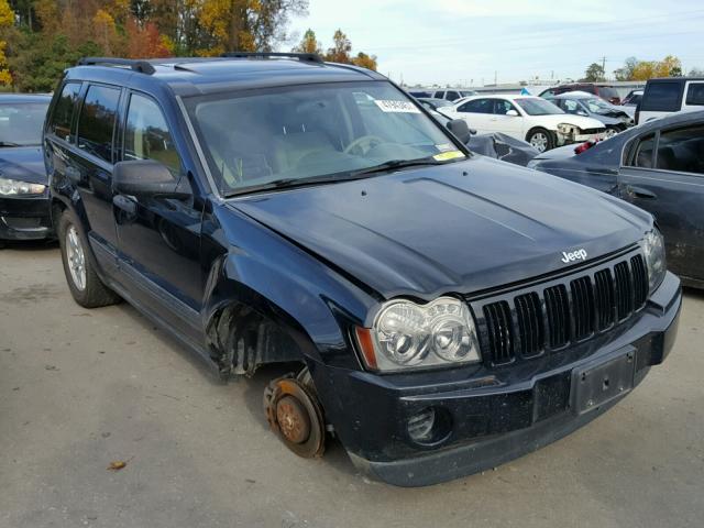 1J4GR48K56C169143 - 2006 JEEP GRAND CHER BLACK photo 1