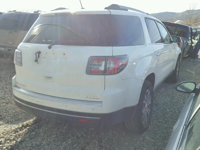 1GKKVRKD7DJ253173 - 2013 GMC ACADIA SLT WHITE photo 4