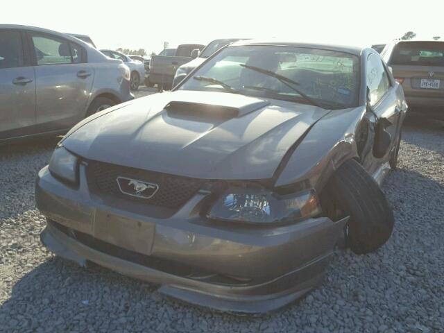 1FAFP42X62F136369 - 2002 FORD MUSTANG GT GRAY photo 2