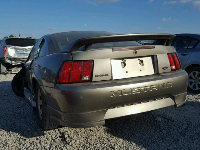 1FAFP42X62F136369 - 2002 FORD MUSTANG GT GRAY photo 3