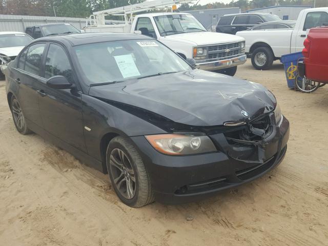 WBAVA37538NL49011 - 2008 BMW 328 I BLACK photo 1