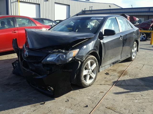 4T1BF1FK5CU082614 - 2012 TOYOTA CAMRY BASE BLACK photo 2