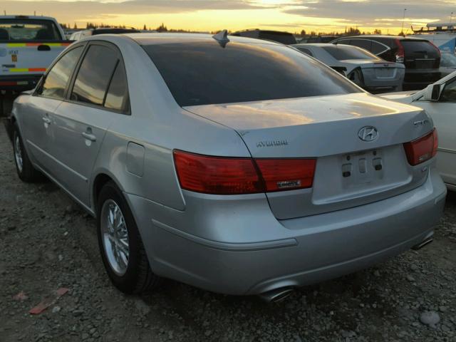 5NPET46FX9H467314 - 2009 HYUNDAI SONATA GLS SILVER photo 3