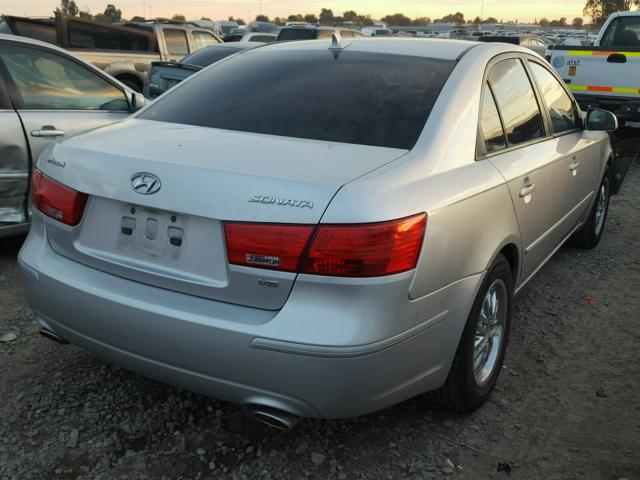 5NPET46FX9H467314 - 2009 HYUNDAI SONATA GLS SILVER photo 4