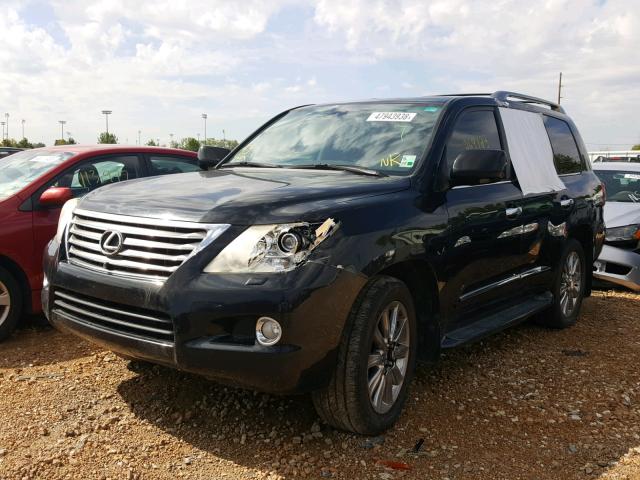 JTJHY00W684009299 - 2008 LEXUS LX 570 BLACK photo 2