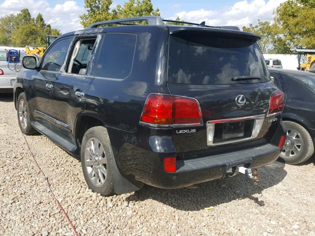 JTJHY00W684009299 - 2008 LEXUS LX 570 BLACK photo 3