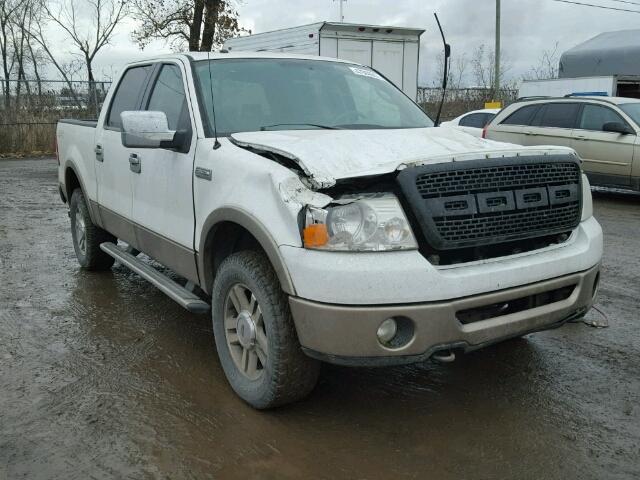 1FTPW14586KC77887 - 2006 FORD F150 SUPER WHITE photo 1