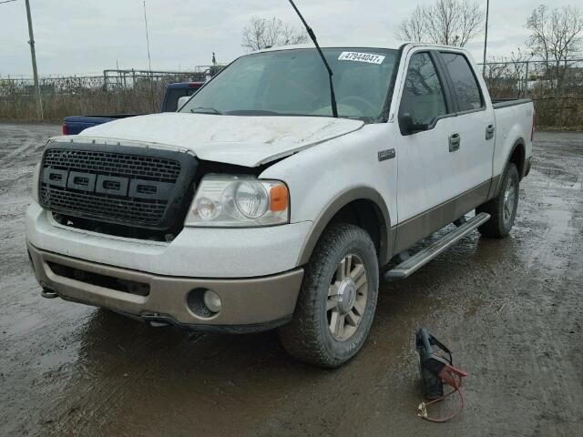 1FTPW14586KC77887 - 2006 FORD F150 SUPER WHITE photo 2