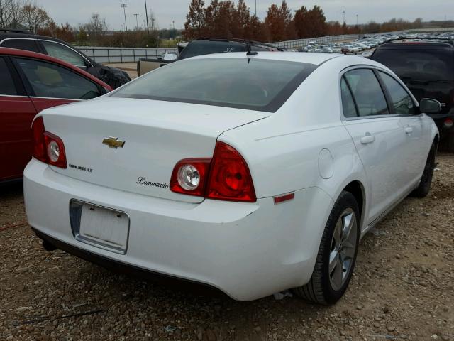 1G1ZC5EB4AF162680 - 2010 CHEVROLET MALIBU 1LT WHITE photo 4