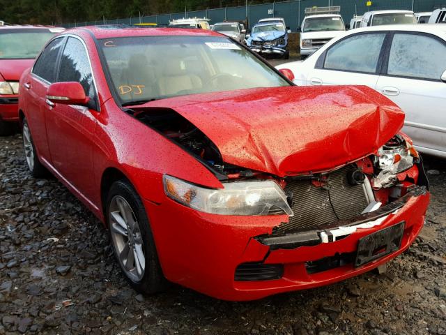 JH4CL96874C024076 - 2004 ACURA TSX RED photo 1