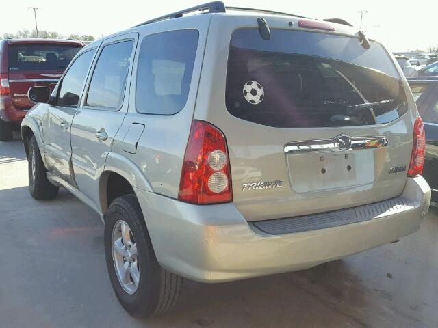 4F2CZ04146KM04003 - 2006 MAZDA TRIBUTE S BEIGE photo 3