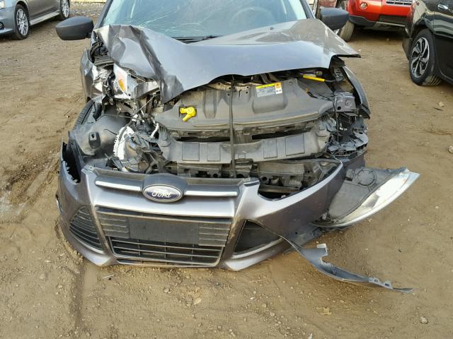 1FADP3E27DL143675 - 2013 FORD FOCUS S GRAY photo 7