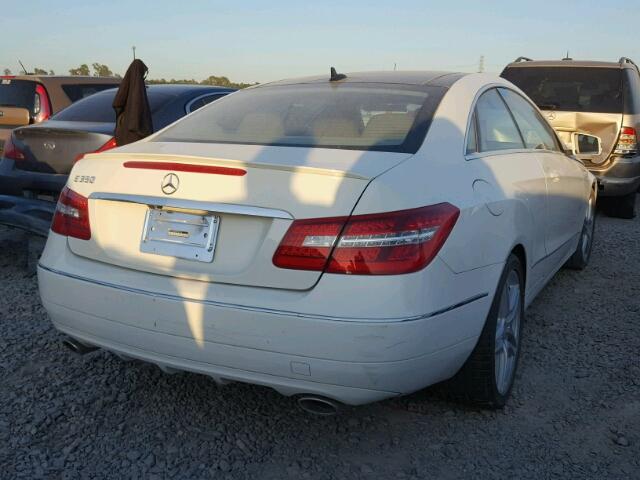 WDDKJ5GBXBF083145 - 2011 MERCEDES-BENZ E 350 WHITE photo 4