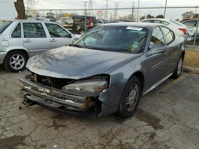 2G2WP522141242490 - 2004 PONTIAC GRAND PRIX GRAY photo 2