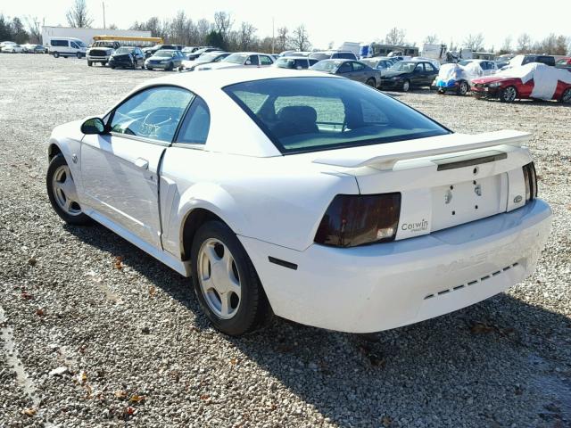 1FAFP40684F240939 - 2004 FORD MUSTANG WHITE photo 3