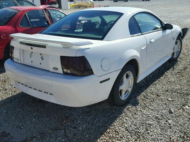 1FAFP40684F240939 - 2004 FORD MUSTANG WHITE photo 4