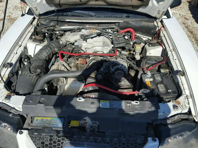 1FAFP40684F240939 - 2004 FORD MUSTANG WHITE photo 7