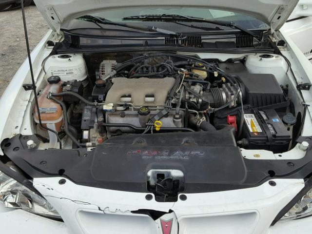 1G2NW12E4XM781485 - 1999 PONTIAC GRAND AM G WHITE photo 7