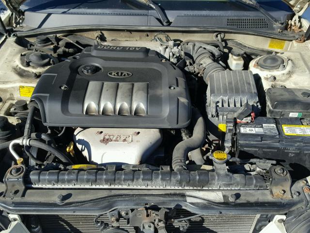 KNAGD126845330985 - 2004 KIA OPTIMA LX CREAM photo 7