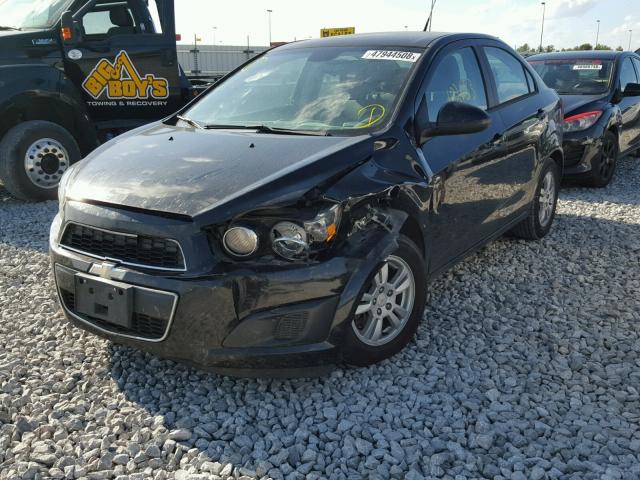 1G1JA5SH4C4116907 - 2012 CHEVROLET SONIC LS 黑色 照片 2