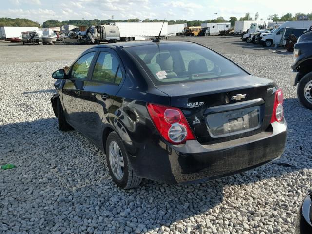 1G1JA5SH4C4116907 - 2012 CHEVROLET SONIC LS 黑色 照片 3