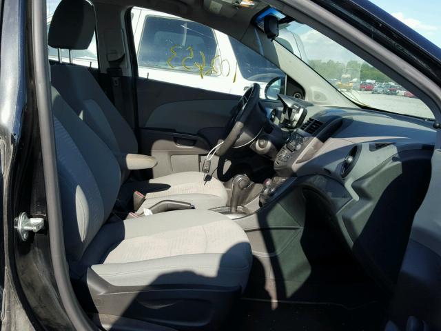 1G1JA5SH4C4116907 - 2012 CHEVROLET SONIC LS 黑色 照片 5