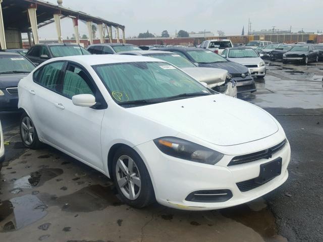 1C3CDFBB4GD625110 - 2016 DODGE DART SXT WHITE photo 1