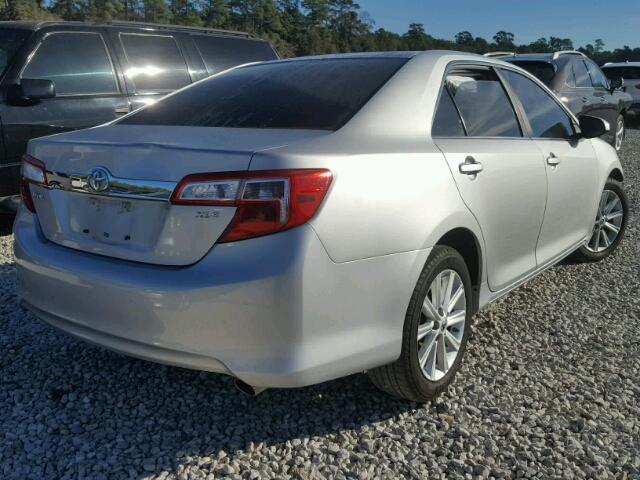 4T4BF1FK4CR243623 - 2012 TOYOTA CAMRY BASE SILVER photo 4