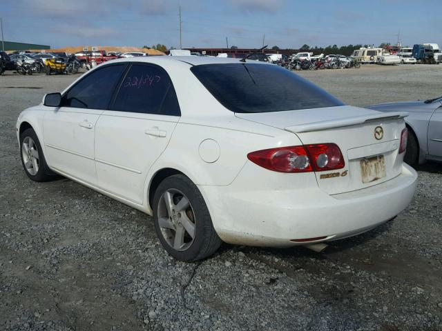 1YVFP80C745N40401 - 2004 MAZDA 6 I WHITE photo 3