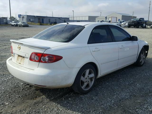 1YVFP80C745N40401 - 2004 MAZDA 6 I WHITE photo 4