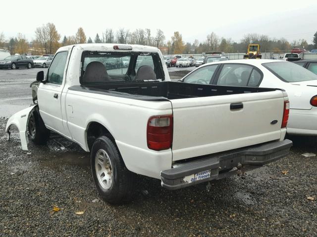 1FTYR10D62PA46637 - 2002 FORD RANGER WHITE photo 3