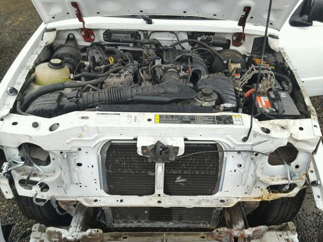 1FTYR10D62PA46637 - 2002 FORD RANGER WHITE photo 7