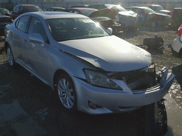 JTHCK262985019171 - 2008 LEXUS IS 250 SILVER photo 1