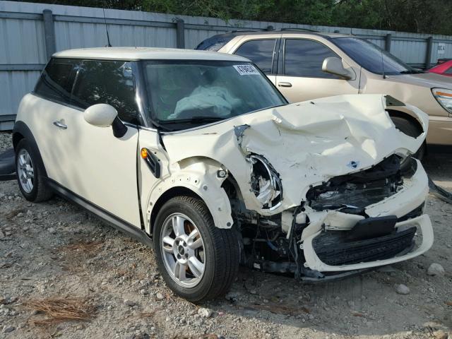 WMWSU3C51DT547754 - 2013 MINI COOPER WHITE photo 1