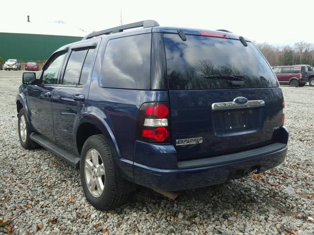 1FMEU73E37UA36399 - 2007 FORD EXPLORER X BLUE photo 3