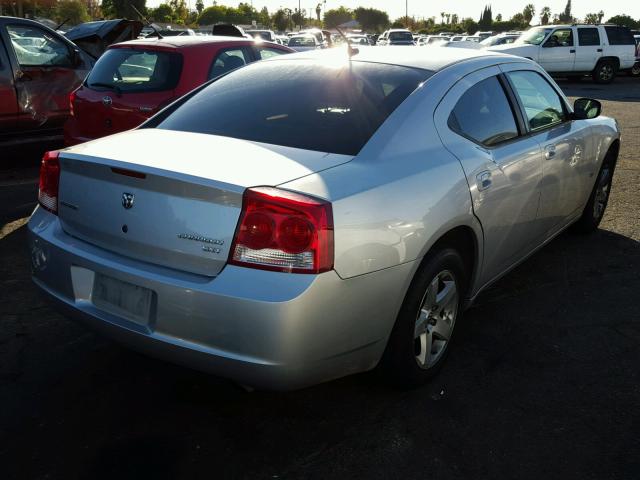 2B3LA33V29H599187 - 2009 DODGE CHARGER SX SILVER photo 4