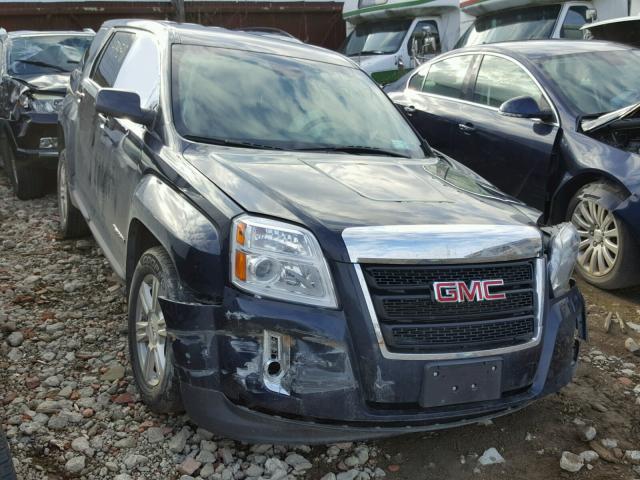 2GKFLVEKXF6282340 - 2015 GMC TERRAIN SL BLUE photo 1