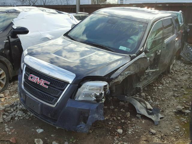 2GKFLVEKXF6282340 - 2015 GMC TERRAIN SL BLUE photo 2