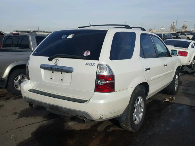 2HNYD18856H545603 - 2006 ACURA MDX TOURIN WHITE photo 4