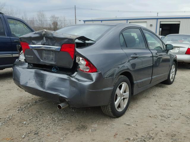 2HGFA16669H325609 - 2009 HONDA CIVIC GRAY photo 4