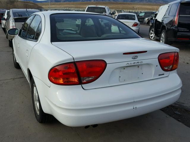 1G3NL52E8YC331406 - 2000 OLDSMOBILE ALERO GL WHITE photo 3