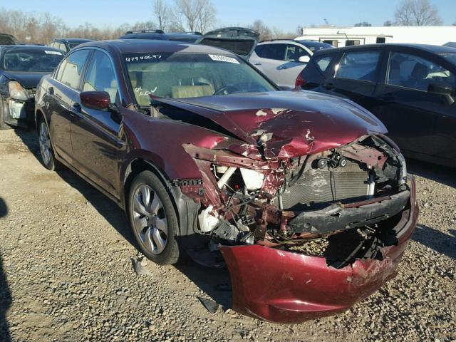 1HGCP26849A096340 - 2009 HONDA ACCORD EXL BURGUNDY photo 1