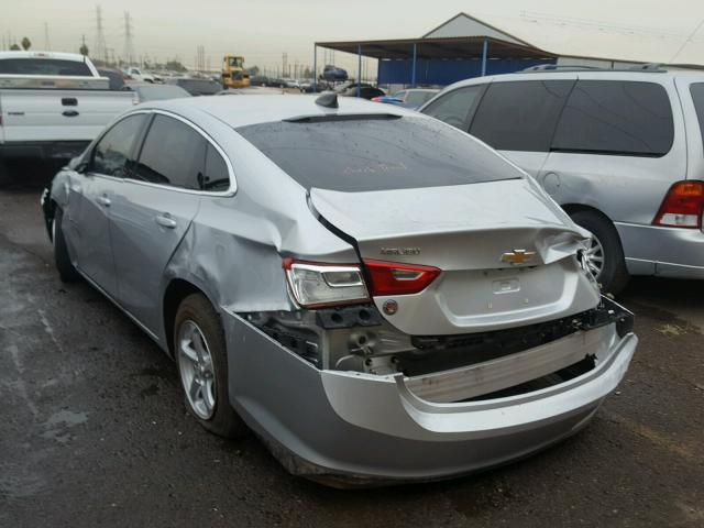 1G1ZB5ST7HF148931 - 2017 CHEVROLET MALIBU LS SILVER photo 3