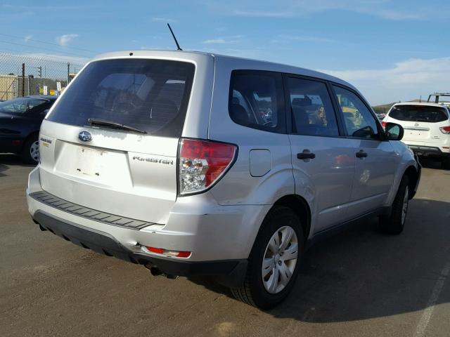 JF2SH61699H741903 - 2009 SUBARU FORESTER 2 SILVER photo 4