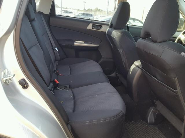 JF2SH61699H741903 - 2009 SUBARU FORESTER 2 SILVER photo 6